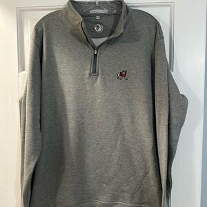 Peach State Pride UGA quarter zip pullover
